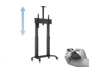 Multibrackets M Motorized Public Floorstand Dual Pillar 180 HD