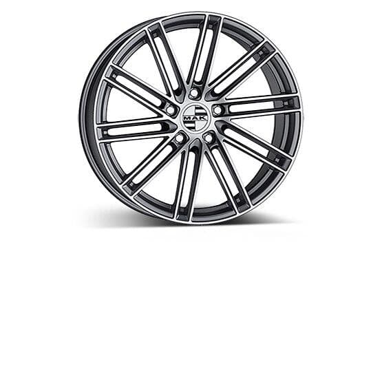 MAK Wheels Leipzigt Gunmetal Machined Face 11.5x22 5/130 ET61 CB71.6