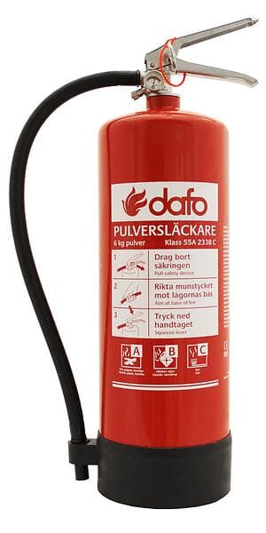 Dafo Pulversläckare 55A 233B C 6kg