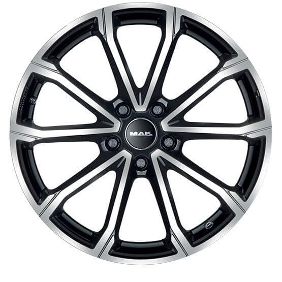 MAK Wheels Davinci Black Polished 7x17 5/114.3 ET43.5 CB67.1