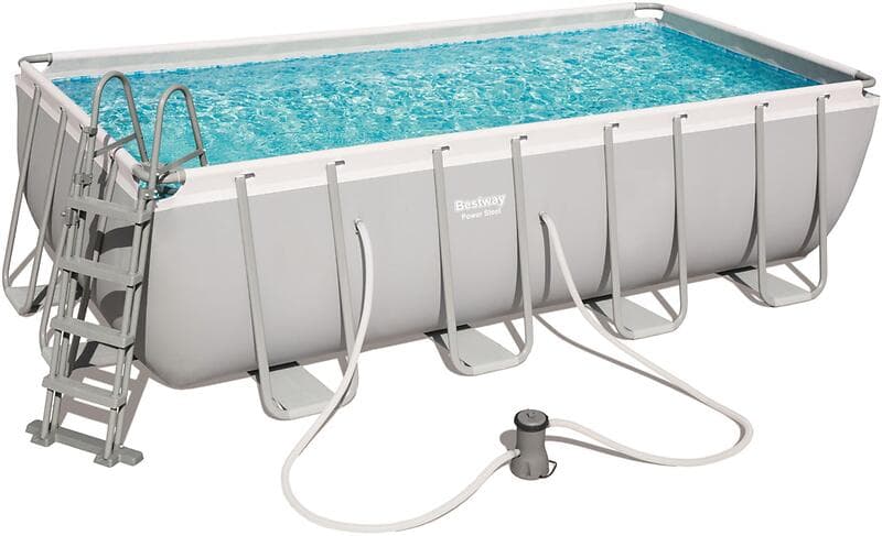 Bestway Power Steel Rectangular Pool Set 12in1 488x244x122cm