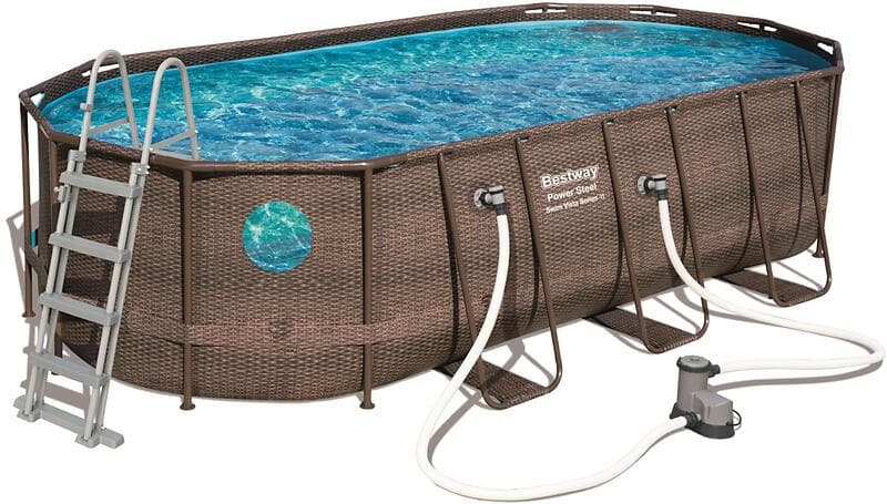 Bestway Power Steel Swim Vista Oval Pool Set 549x274x122cm