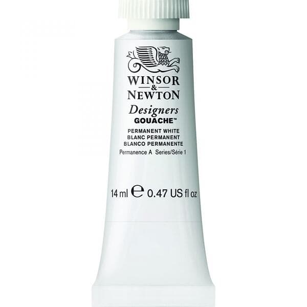 Winsor & Newton Designers Gouachefärg Permanent White 512 14ml