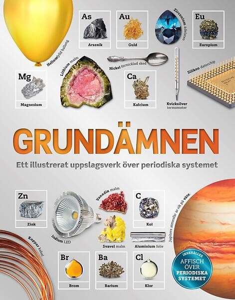 Grundämnen Ett Illustrerat Uppslagsverk Över Periodiska Systemet