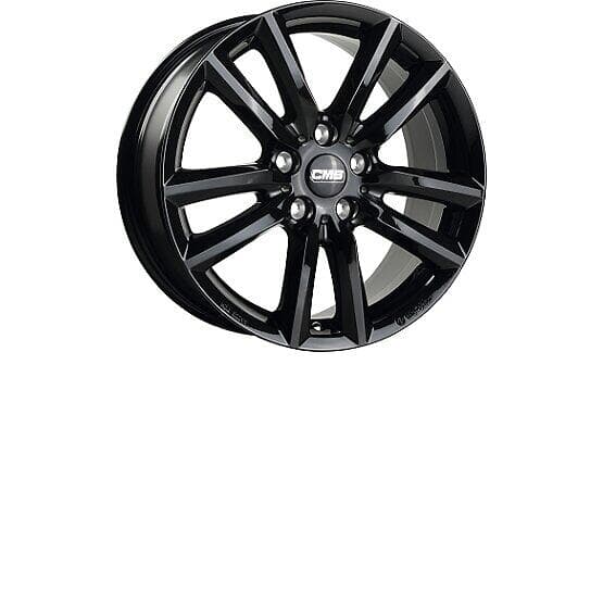 CMS Wheels C27 Complete Black Gloss 7x16 5/112 ET52 CB66.5