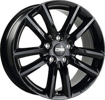 CMS Wheels C27 Complete Black Gloss 6x16 5/100 ET50 CB54.1