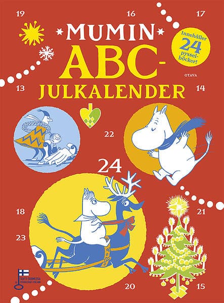 Mumin Julkalender Med Pysselböcker