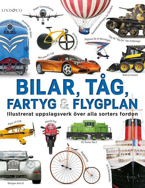 Bilar, Tåg, Fartyg Och Flygplan Illustrerat Uppslagsverk