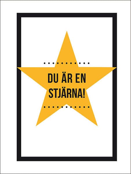 Du Är En Stjärna!