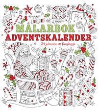 Adventskalender Målarbok