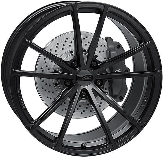 OZ Zeus Matt Black 9x19 5/120 ET24 CB72.6