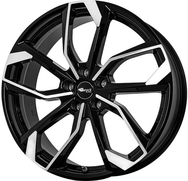 Brock Wheels RC34 Black Full Polish 7x17 4/108 ET47.5 CB63.4