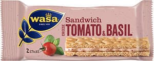 Wasa Sandwich Cheese Tomato & Basil 40g 24st