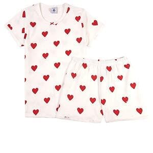 Petit Bateau Heart Print Sommarpyjamasset