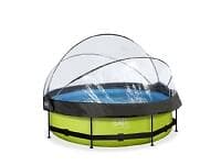 Exit Round Pool with Filter Pump and Cover 300x76cm