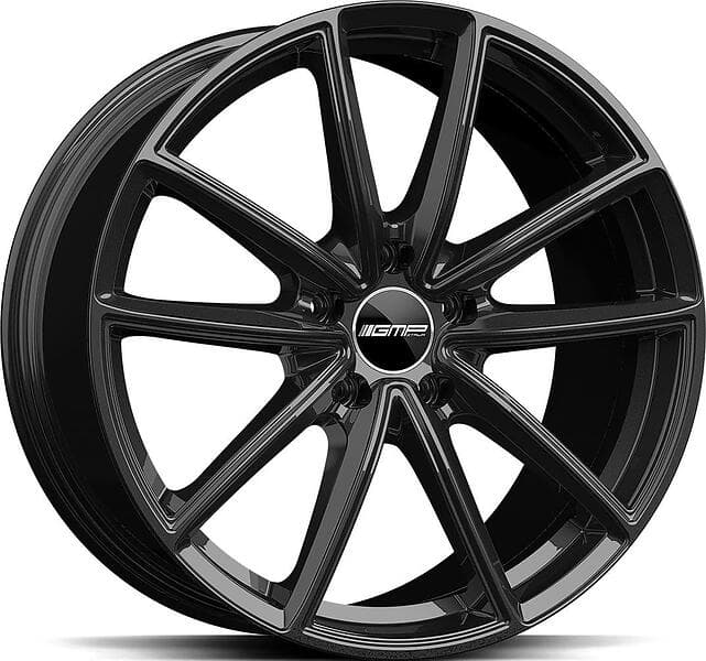 GMP Titan Glossy Black 9.5x22 5/130 ET65 CB71.6