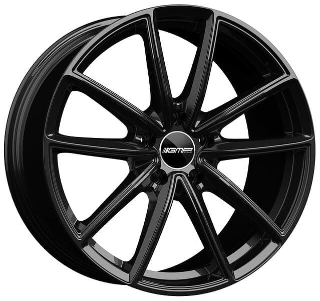 GMP Titan Glossy Black 11.5x22 5/130 ET63 CB71.6