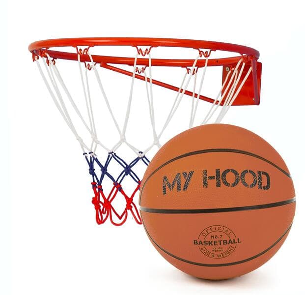 My Hood Basketkorg Rim Med Boll