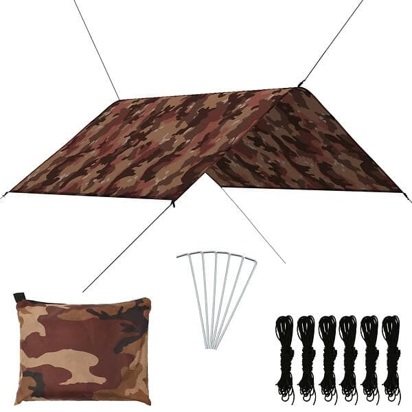 vidaXL Camouflage Net with Storage Bag 2x3m