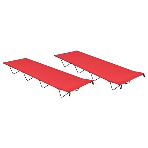 vidaXL Camping Bed 180x60cm 2-pack