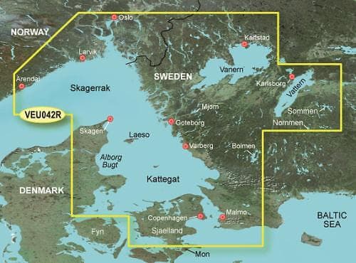 Garmin BlueChart g3 Oslo, Trelleborg Coastal and Inland Charts