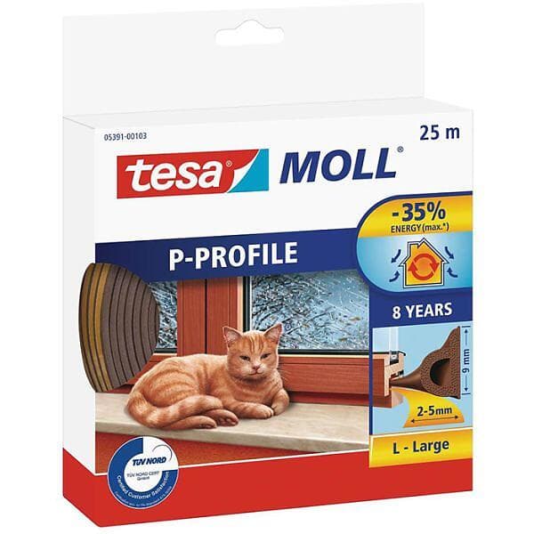 Tesa TesaMoll P-Profile 25m (Brun)