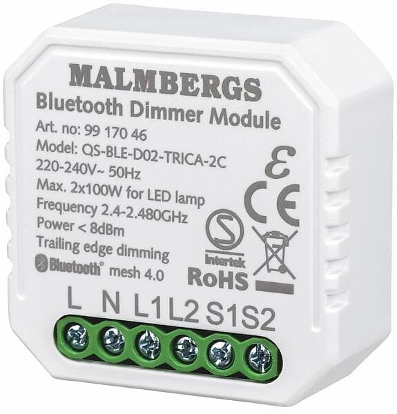 Malmbergs Smart Home Dimmer Module 2 Way