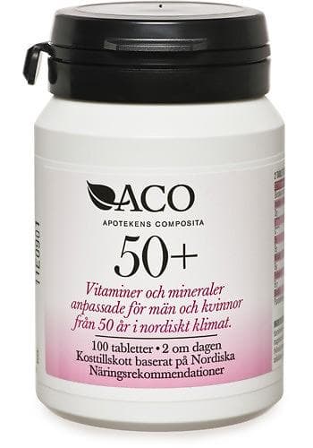 ACO Vitamineral 50+ 100 Tabletter