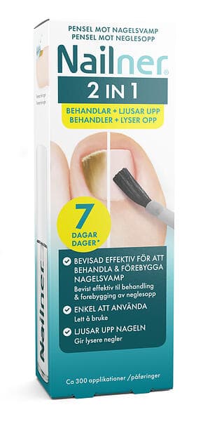 Nailner Pensel 2in1 5ml