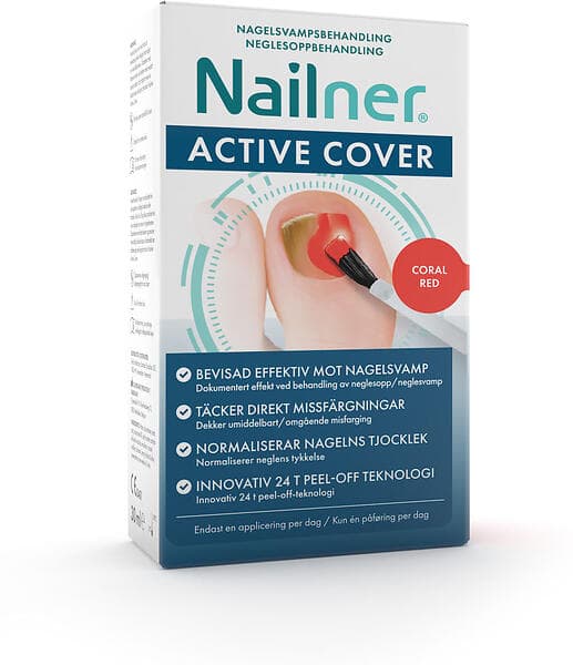 Nailner Active Cover Coral Red 30ml