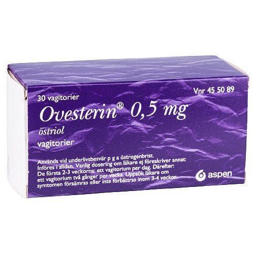 Ovesterin Vagitorium 0,5mg 30st