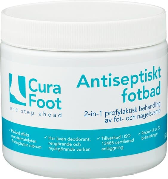 CuraFoot Antiseptiskt Fotbad 500g