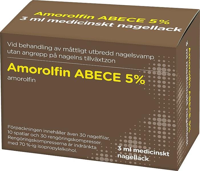 ABECE Amorolfin Medicinskt Nagellack 5% 3ml