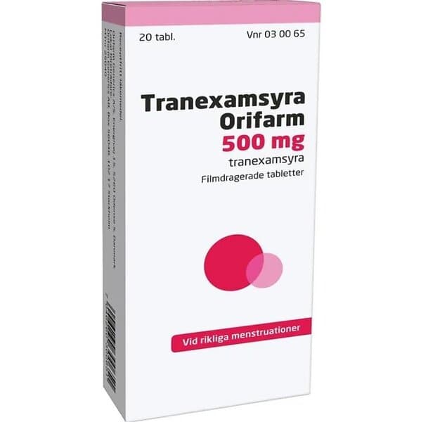 Tranexamsyra Orifarm 500mg 20st