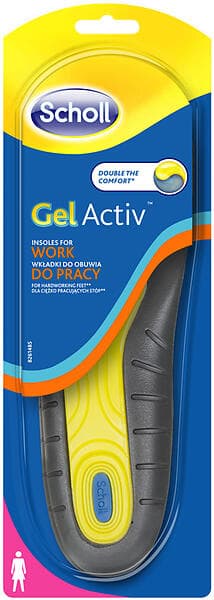 Scholl GelActiv Work Insoles Dam