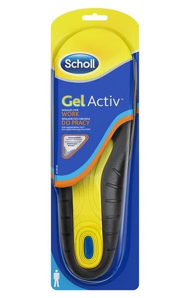 Scholl GelActiv Work Insoles Herr