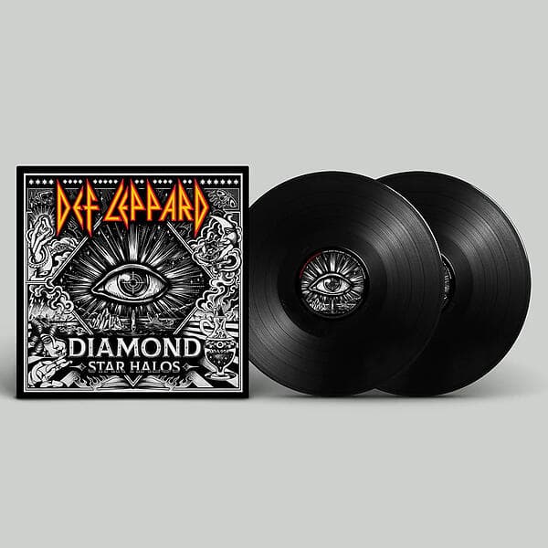 Def Leppard: Diamond star halos (B&W) LP