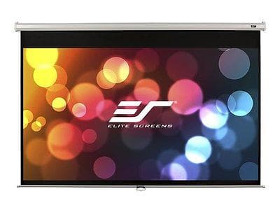 Elite Screens Manual Black Top-30 White Case MaxWhite 16:9 84" (186x105)