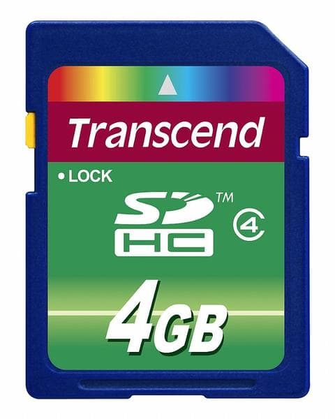 Transcend SDHC Class 4 4GB