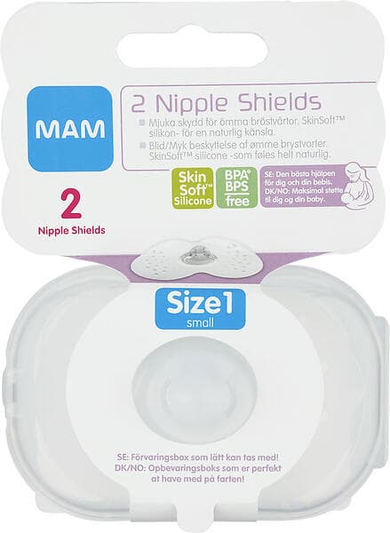 Mam Nipple Shields Size 1 2st