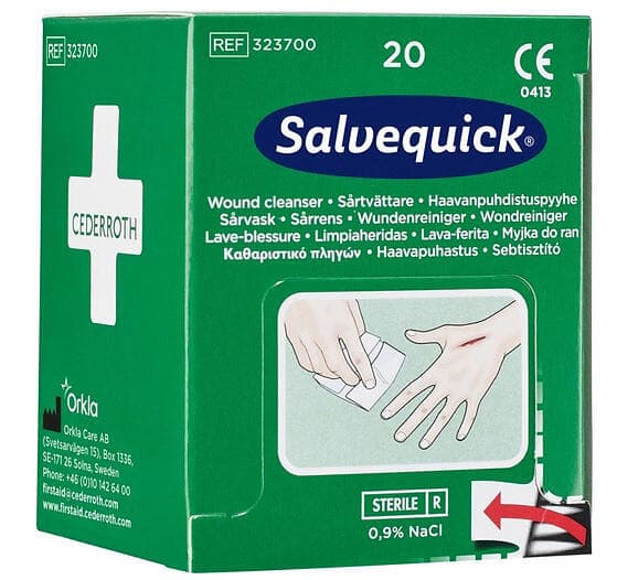 Salvequick Sårtvättare 20st Refill