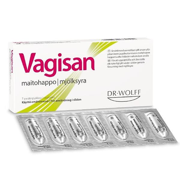 Vagisan Mjölksyra Vagitorier 7st