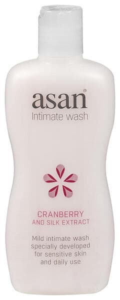 Asan Intimate Wash Cranberry and Silk Extract 220ml