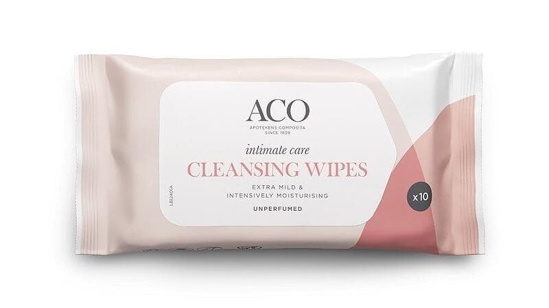 ACO Intimate Care Cleansing Wipes 10st