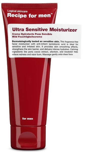 Recipe for Men Ultra Sensitive Moisturizer 75ml