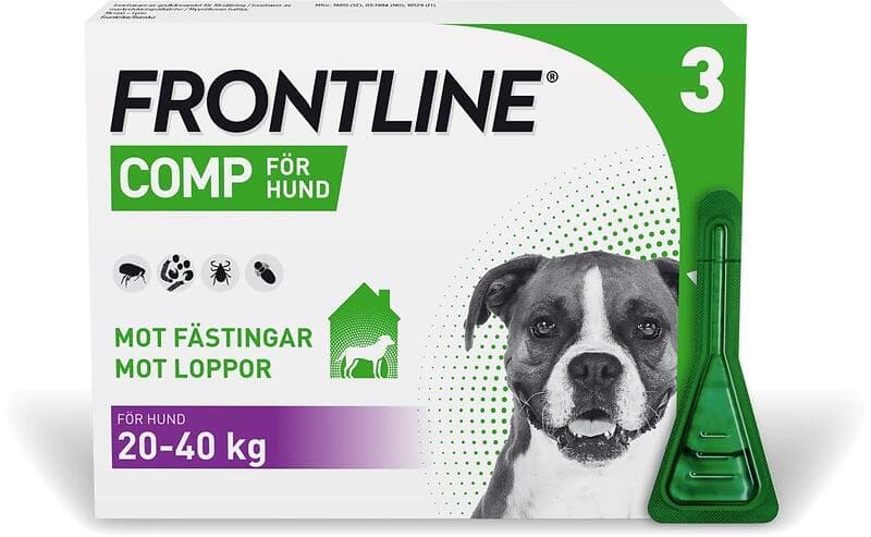 Frontline Comp Spot-On Hund Lösning 268mg/241,2mg 3x2,68ml