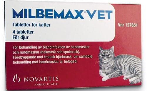 Milbemax Vet för Katter Filmdragerad Tablett 4st