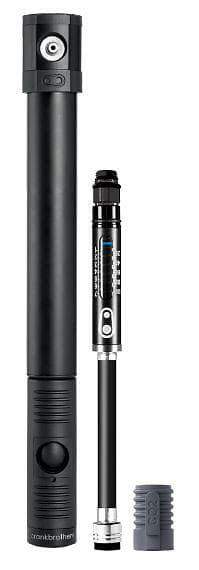 Crankbrothers Mini pump Klick HV / CO2 med mätare