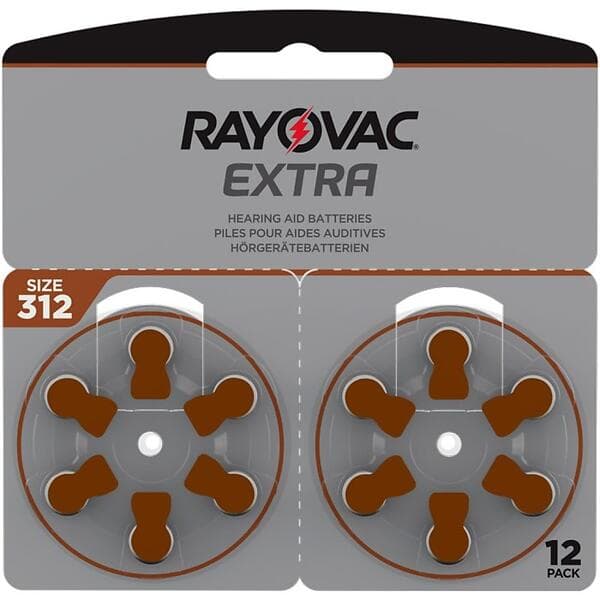 Rayovac Extra Advanced 312 12-pack