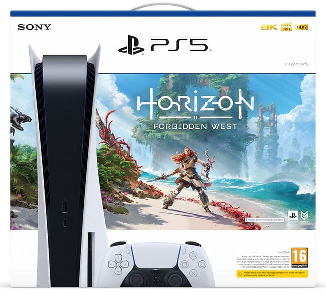 Sony PlayStation 5 (PS5) (inkl. Horizon: Forbidden West) 825GB